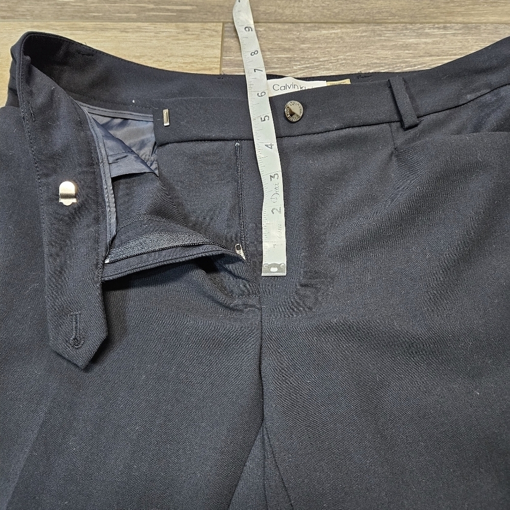 Calvin Klein Black Modern Fit Dress Pants Trousers Slacks Women's 4 Classic - Picture 6 of 10